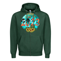 Sports Green class of 2023 senior Zipper Hoodie - JahusDesignShop