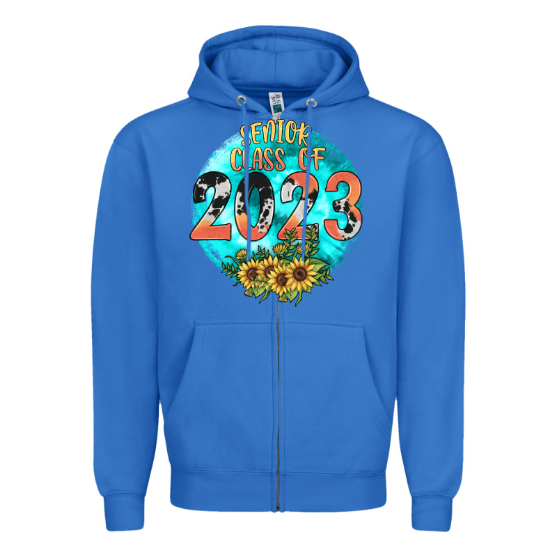 Class Of 2023 Senior Zipper Hoodie by JahusDesignShop | Teevron