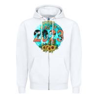 White class of 2023 senior Zipper Hoodie - JahusDesignShop