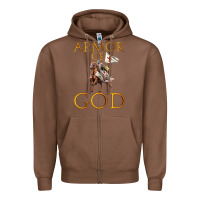 Chestnut armor of god ephesians bible verse Zipper Hoodie - linhVisuals