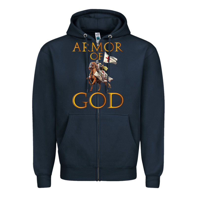 Armor Of God Ephesians Bible Verse Zipper Hoodie by linhVisuals | Teevron