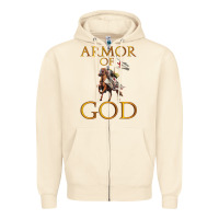Sandshell armor of god ephesians bible verse Zipper Hoodie - linhVisuals
