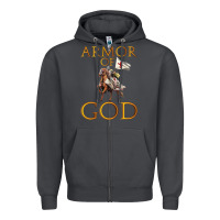 Smoke armor of god ephesians bible verse Zipper Hoodie - linhVisuals