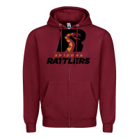 Burgundy the-arizona-rattlers-pen Zipper Hoodie - linhVisuals