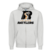 Dove Grey the-arizona-rattlers-pen Zipper Hoodie - linhVisuals