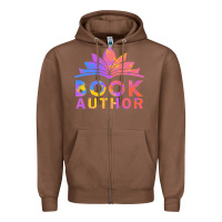 Chestnut book author funny author book writing Zipper Hoodie - linhVisuals