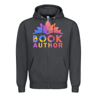 Smoke book author funny author book writing Zipper Hoodie - linhVisuals