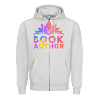 Dove Grey book author funny author book writing Zipper Hoodie - linhVisuals