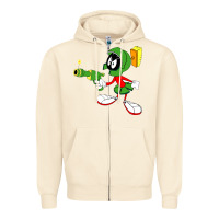 Sandshell marvin the martian Zipper Hoodie - linhVisuals