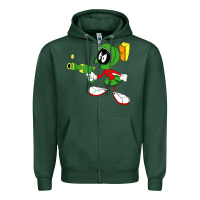 Sports Green marvin the martian Zipper Hoodie - linhVisuals