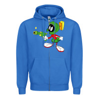 True Royal marvin the martian Zipper Hoodie - linhVisuals