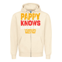 Sandshell pappy knows everything Zipper Hoodie - linhVisuals