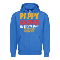True Royal pappy knows everything Zipper Hoodie - linhVisuals