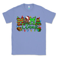 Colony Blue Mama claus christmas lights and gifts mother's day Classic Tee - HowdyJamesFarm