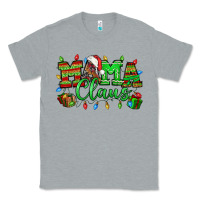 Heather Grey Mama claus christmas lights and gifts mother's day Classic Tee - HowdyJamesFarm