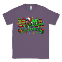 Lavender Mama claus christmas lights and gifts mother's day Classic Tee - HowdyJamesFarm