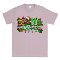Lilac Mama claus christmas lights and gifts mother's day Classic Tee - HowdyJamesFarm