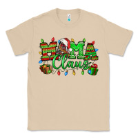 Mushroom Mama claus christmas lights and gifts mother's day Classic Tee - HowdyJamesFarm