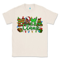 Natural Mama claus christmas lights and gifts mother's day Classic Tee - HowdyJamesFarm