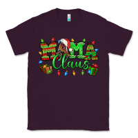 Plum Mama claus christmas lights and gifts mother's day Classic Tee - HowdyJamesFarm