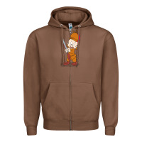 Chestnut elmer fudd Zipper Hoodie - linhVisuals