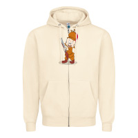 Sandshell elmer fudd Zipper Hoodie - linhVisuals