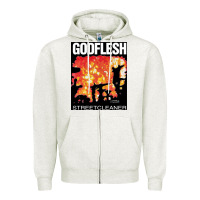 Oatmeal Heather GODFLESH Streetcleaner Zipper Hoodie - linhVisuals