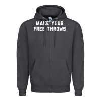 Smoke make your free throws Zipper Hoodie - linhVisuals