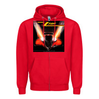 Red Zz Töp Legend Zipper Hoodie - linhVisuals