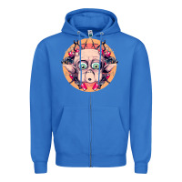True Royal mac Zipper Hoodie - linhVisuals