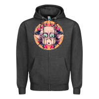 Charcoal Heather mac Zipper Hoodie - linhVisuals