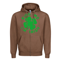 Chestnut kiss me im irish funny saint patrick day womens Zipper Hoodie - linhVisuals
