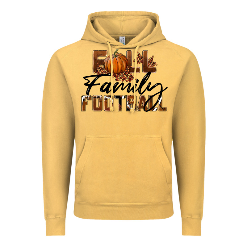 Fall Family Football Vintage Hoodie by LillyAllenDesigns | Teevron