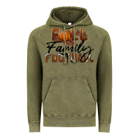 Vintage Olive Fall Family Football Vintage Hoodie - LillyAllenDesigns