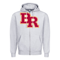 Heather Grey brother rice high school 3 Zipper Hoodie - linhVisuals