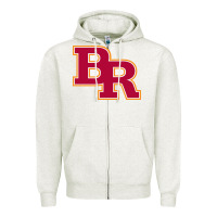 Oatmeal Heather brother rice high school 3 Zipper Hoodie - linhVisuals