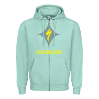 Seafoam Specialized Bikes Bicycle Zipper Hoodie - linhVisuals