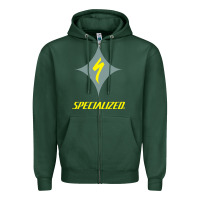 Sports Green Specialized Bikes Bicycle Zipper Hoodie - linhVisuals