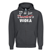 Smoke is for vodka valentine's day Zipper Hoodie - linhVisuals
