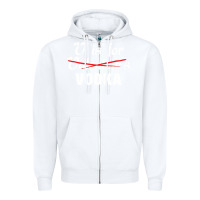 White is for vodka valentine's day Zipper Hoodie - linhVisuals