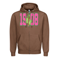 Chestnut aka 1908 Zipper Hoodie - linhVisuals