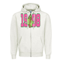 Oatmeal Heather aka 1908 Zipper Hoodie - linhVisuals