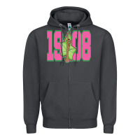 Smoke aka 1908 Zipper Hoodie - linhVisuals
