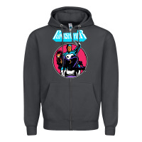 Smoke superhero punish her Zipper Hoodie - linhVisuals
