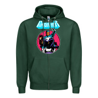Sports Green superhero punish her Zipper Hoodie - linhVisuals