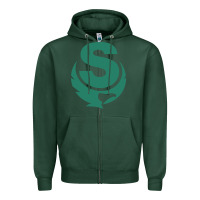 Sports Green minnesota state college southeast Zipper Hoodie - linhVisuals
