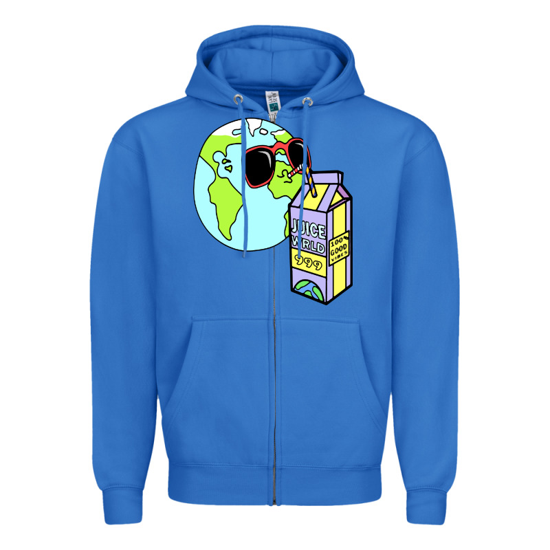 Wrld Drink Zipper Hoodie by linhVisuals | Teevron