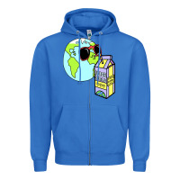 True Royal wrld drink Zipper Hoodie - linhVisuals