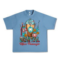 Pebble Blue dental office manager cold drink frappe Urban Heavy Tee - FaDigitalArtStudio