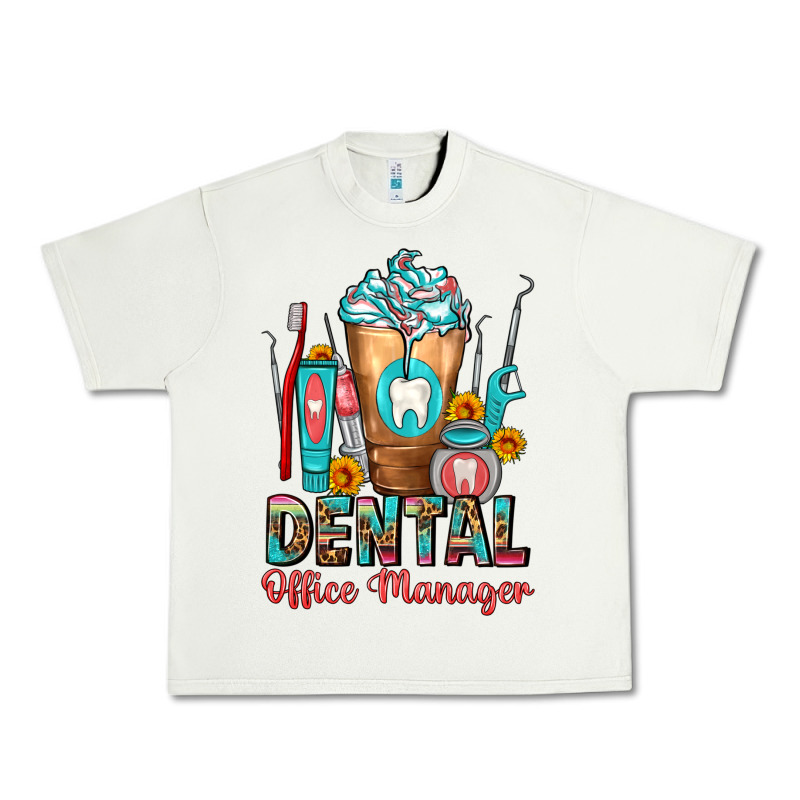 Dental Office Manager Cold Drink Frappe Urban Heavy Tee by FaDigitalArtStudio | Teevron